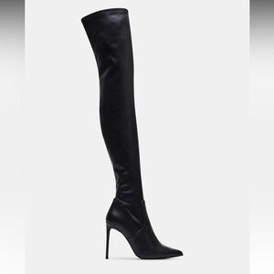 Steve Madden Black Over-the-Knee Boots
